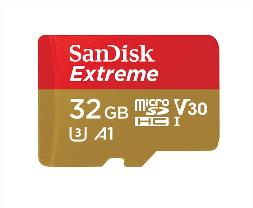 Immagine del prodotto SANDISK - MICROSD EXTREME 32GB A1 PER ACTION CAM