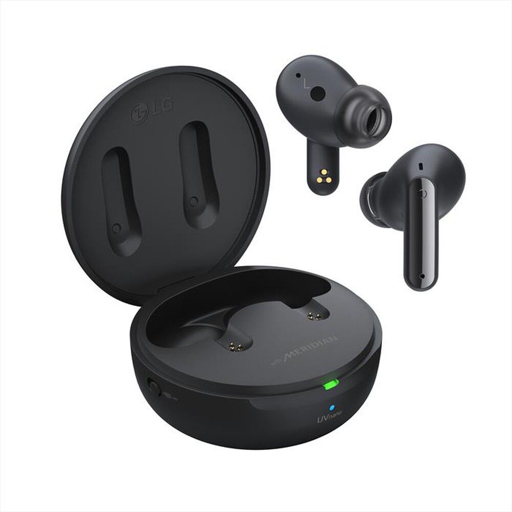 "LG - TONE FREE FP9 - CUFFIE TRUE WIRELESS BLUETOOTH-Nero - Charcoal Black"