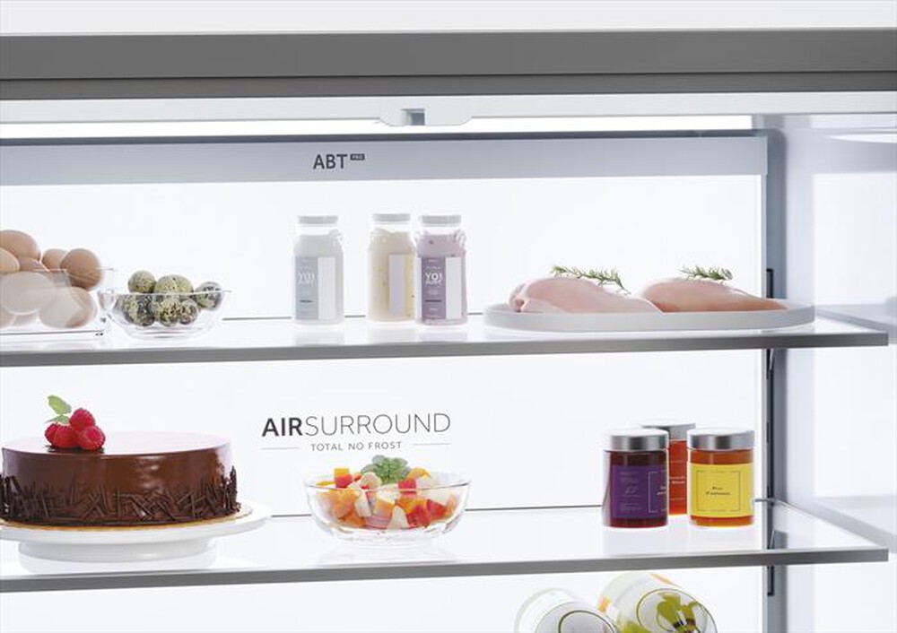 Immagine del prodotto HAIER - Frigorifero side by side HCR7918EIMP ClasseE 601lt-Platino, Acciaio inossidabile