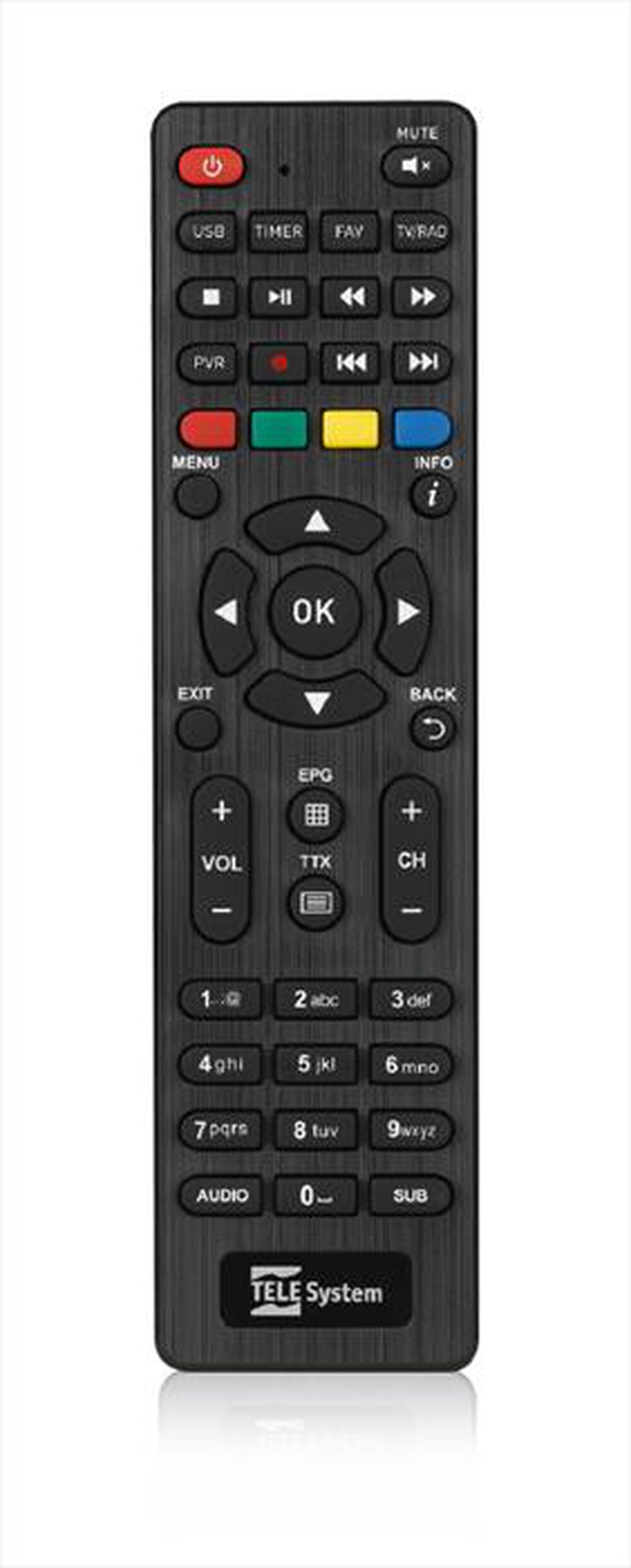 "TELESYSTEM - Ricevitore TS4020 COMBO SAT/DTT T2/S2-Black"