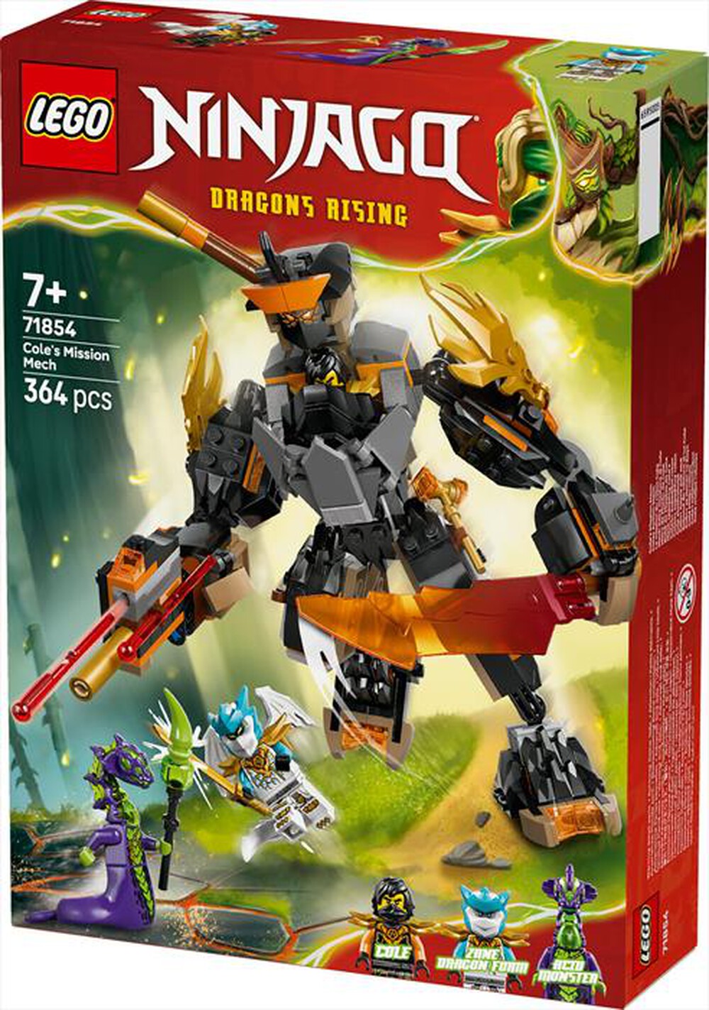 Immagine del prodotto LEGO - NINJAGO Mech missione di Cole e drago Zane - 71854