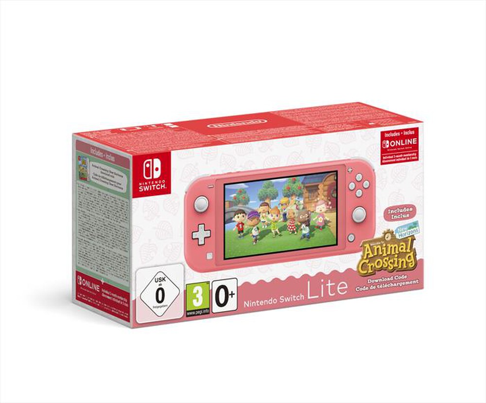 Immagine del prodotto NINTENDO - Switch Lite + Animal Crossing New Horizons-Coral