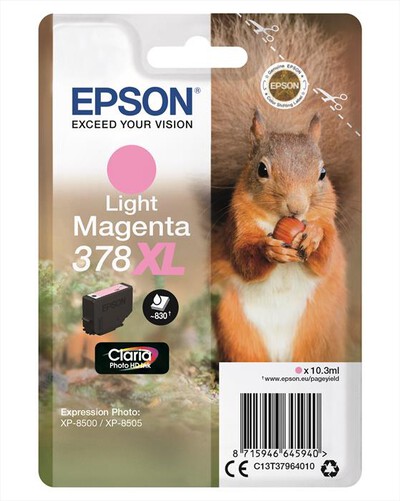 EPSON - C13T37964020-Magenta chiaro