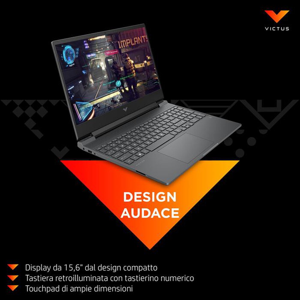 "HP - Notebook VICTUS 15-FA1014NL-Mica Silver"