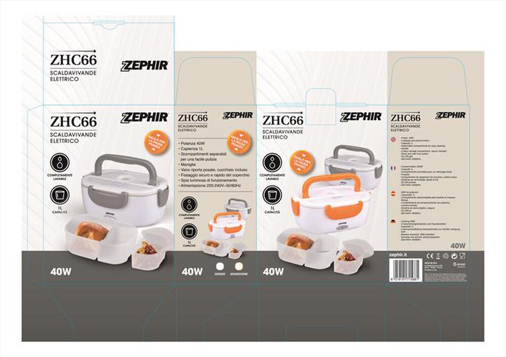 Immagine del prodotto ZEPHIR - ZHC66_SFUSO-Bianco/Grigio/Arancione