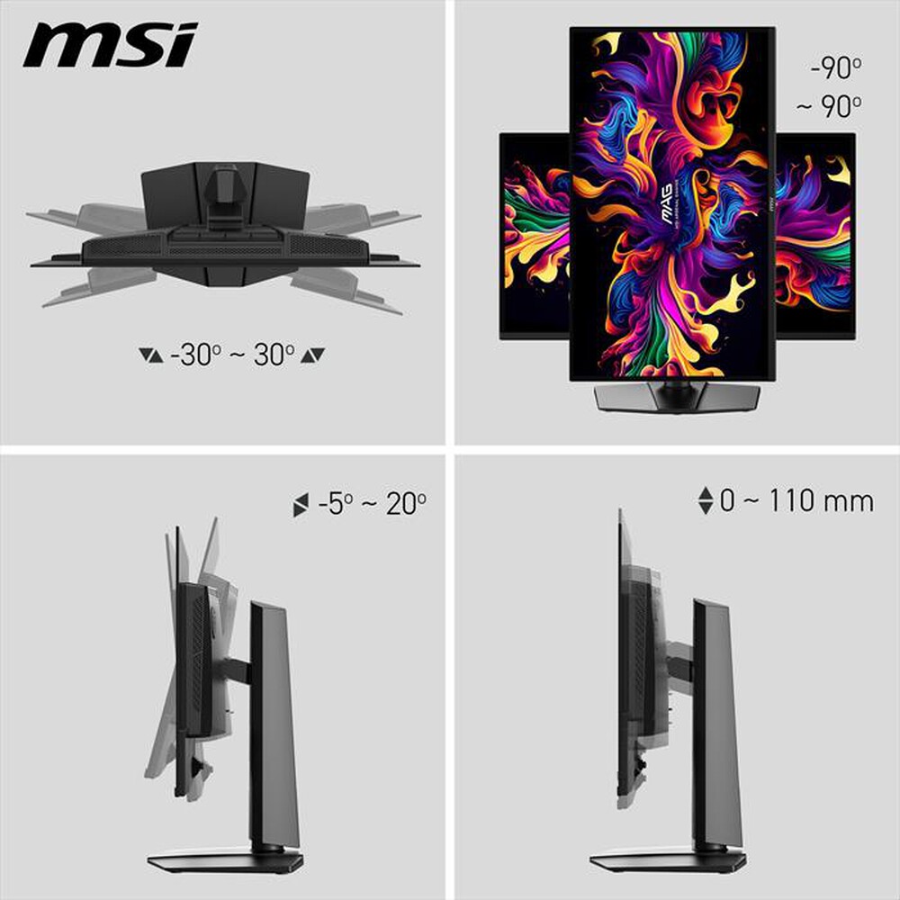 Immagine del prodotto MSI - Monitor LED 26,5" MAG 274QP QD-OLED X24-Nero