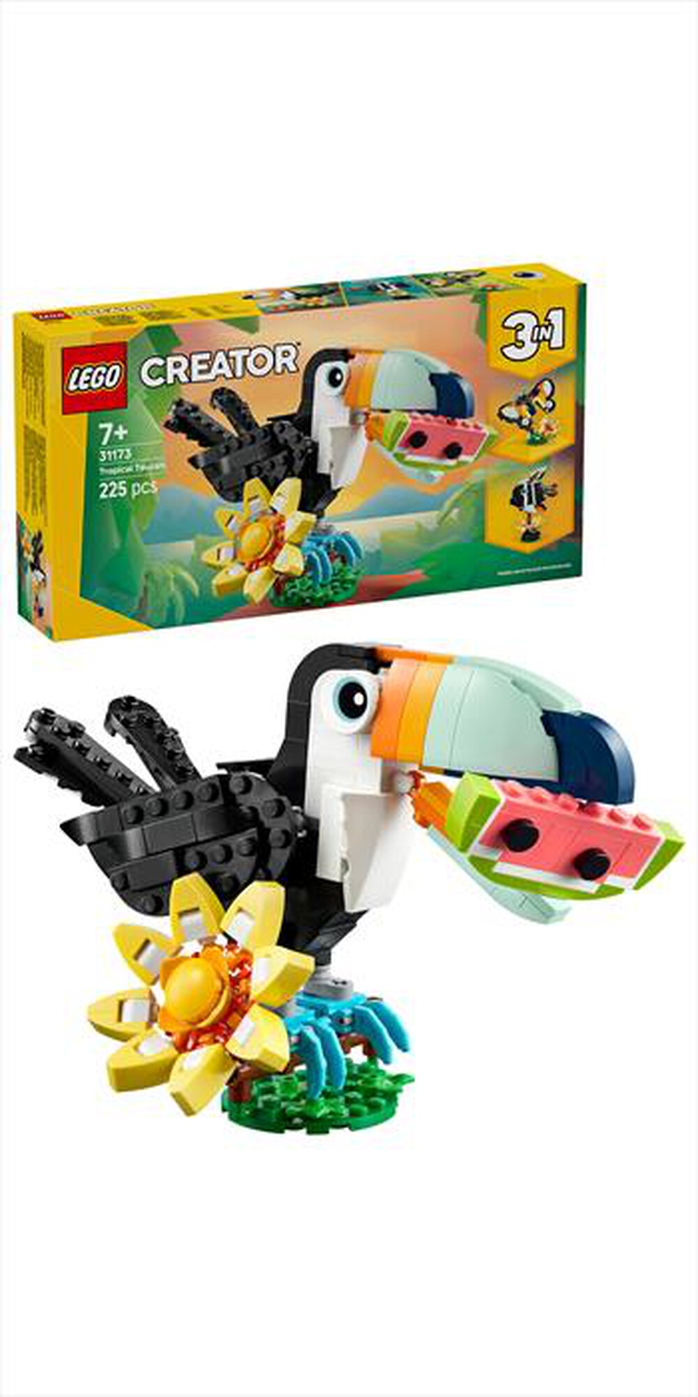 Immagine del prodotto LEGO - CREATOR Animali selvatici: tucano tropicale 31173