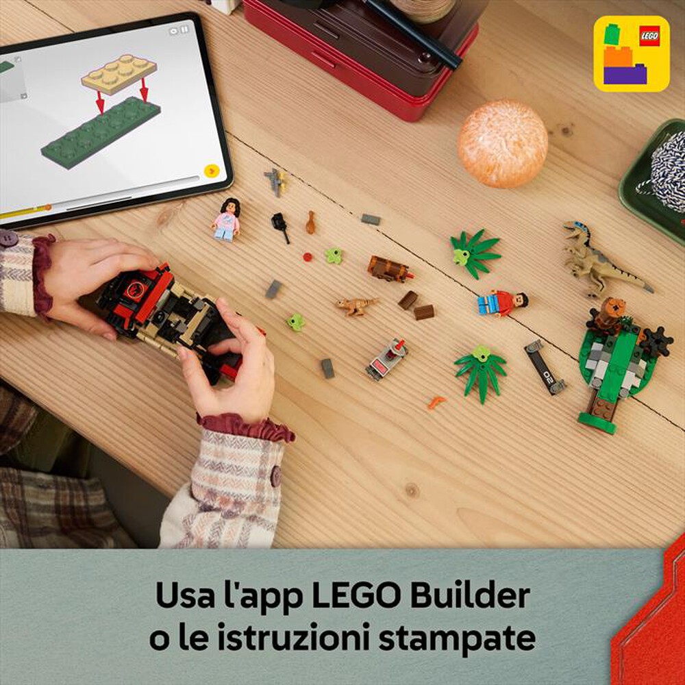 Immagine del prodotto LEGO - JURASSIC WORLD Fuga da Raptor su fuoristrada 76972