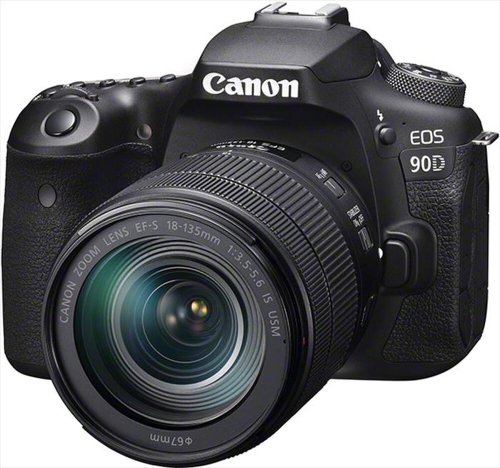 "CANON - EOS 90D + EF-S 18-135 MM F/3.5-5.6 IS USM-Black"
