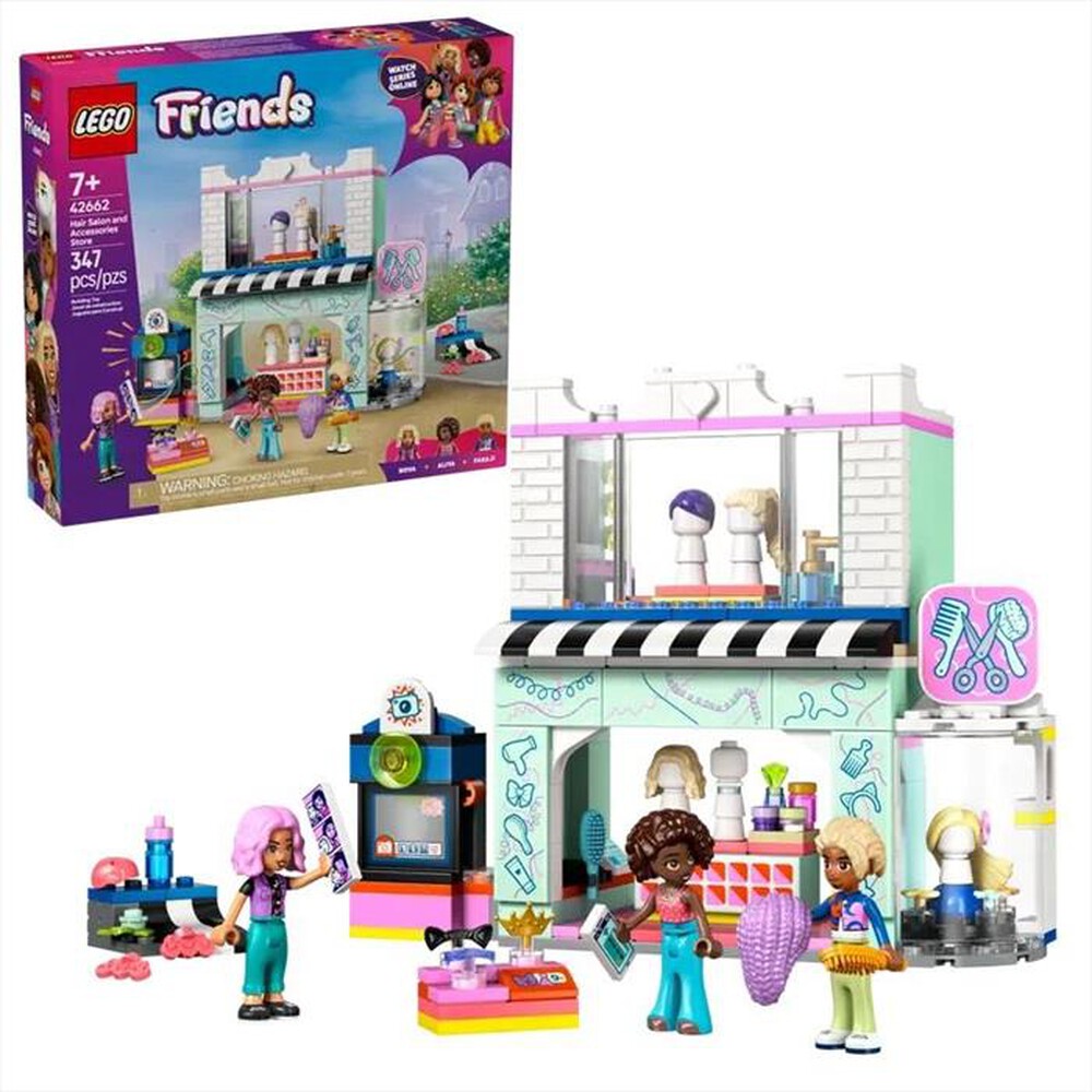 "LEGO - FRIENDS Parrucchiere e Negozio di accessori -42662-Multicolore"
