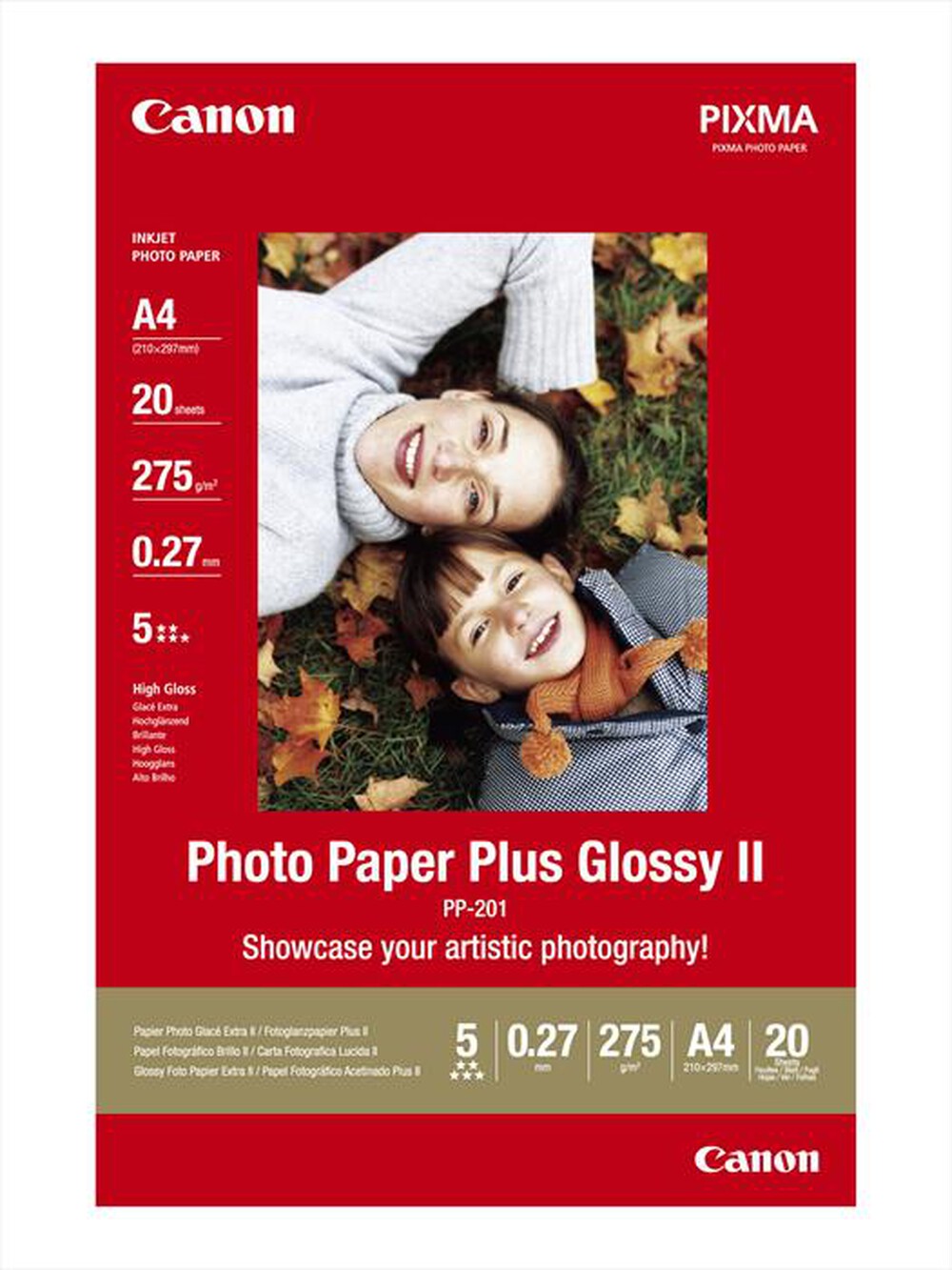 "CANON - Paper PP-201 (A4, 20 Sheets)"