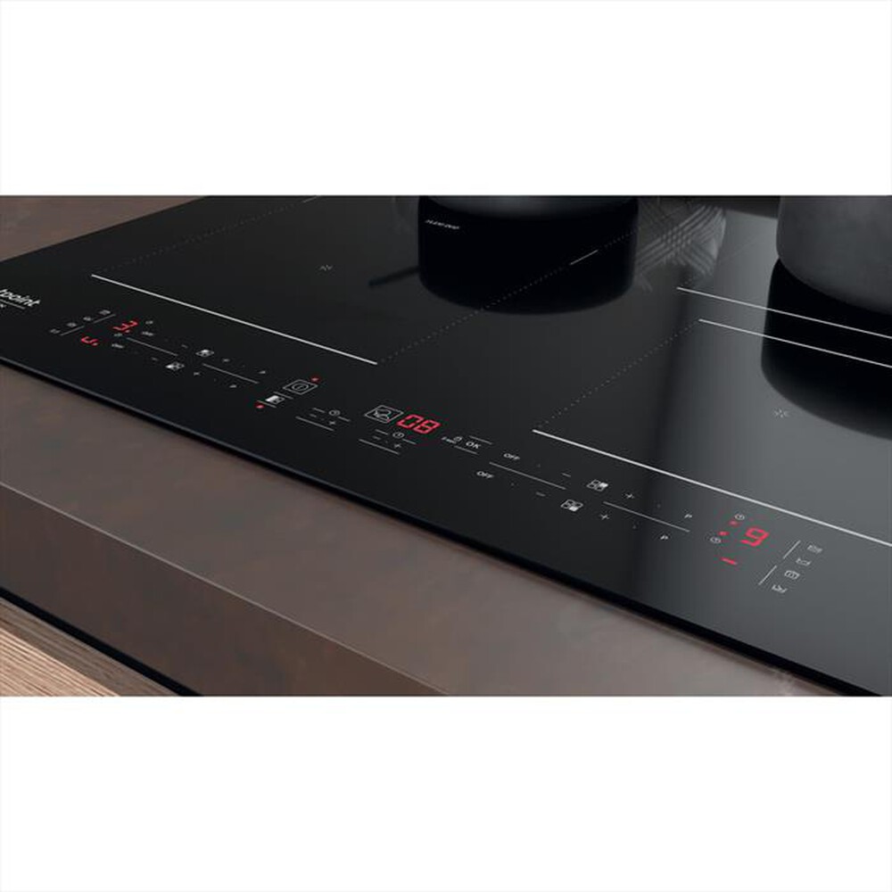 "HOTPOINT ARISTON - Piano induzione HB3160C NE 59 cm-Nero"