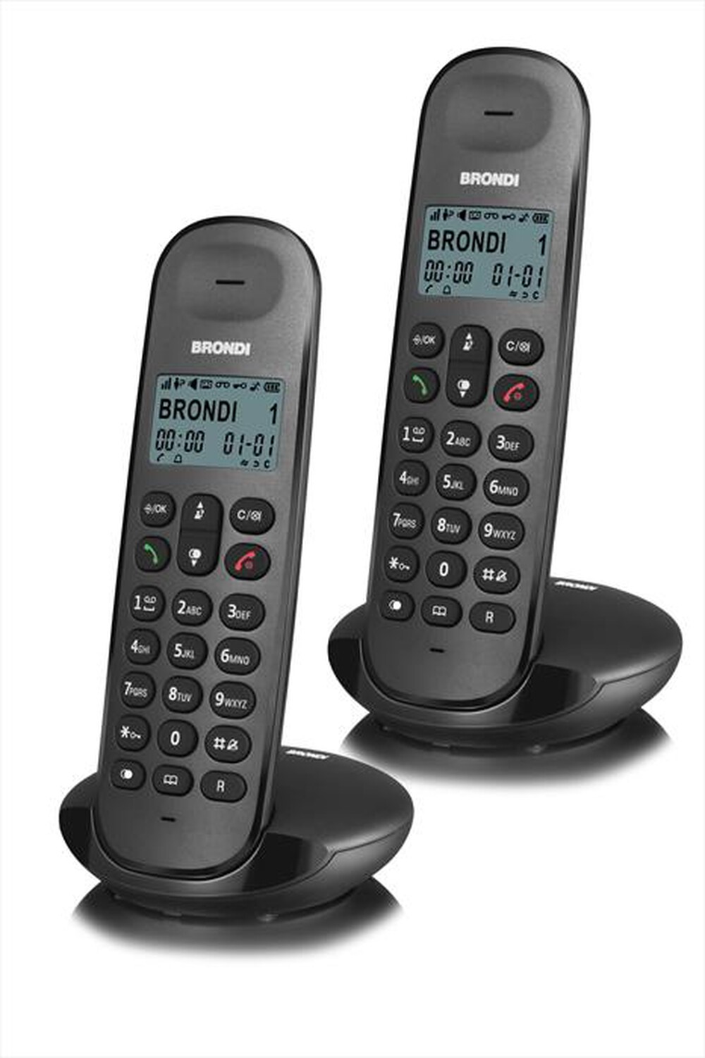 Immagine del prodotto BRONDI - Telefono cordless LOTUS TWIN-BLACK