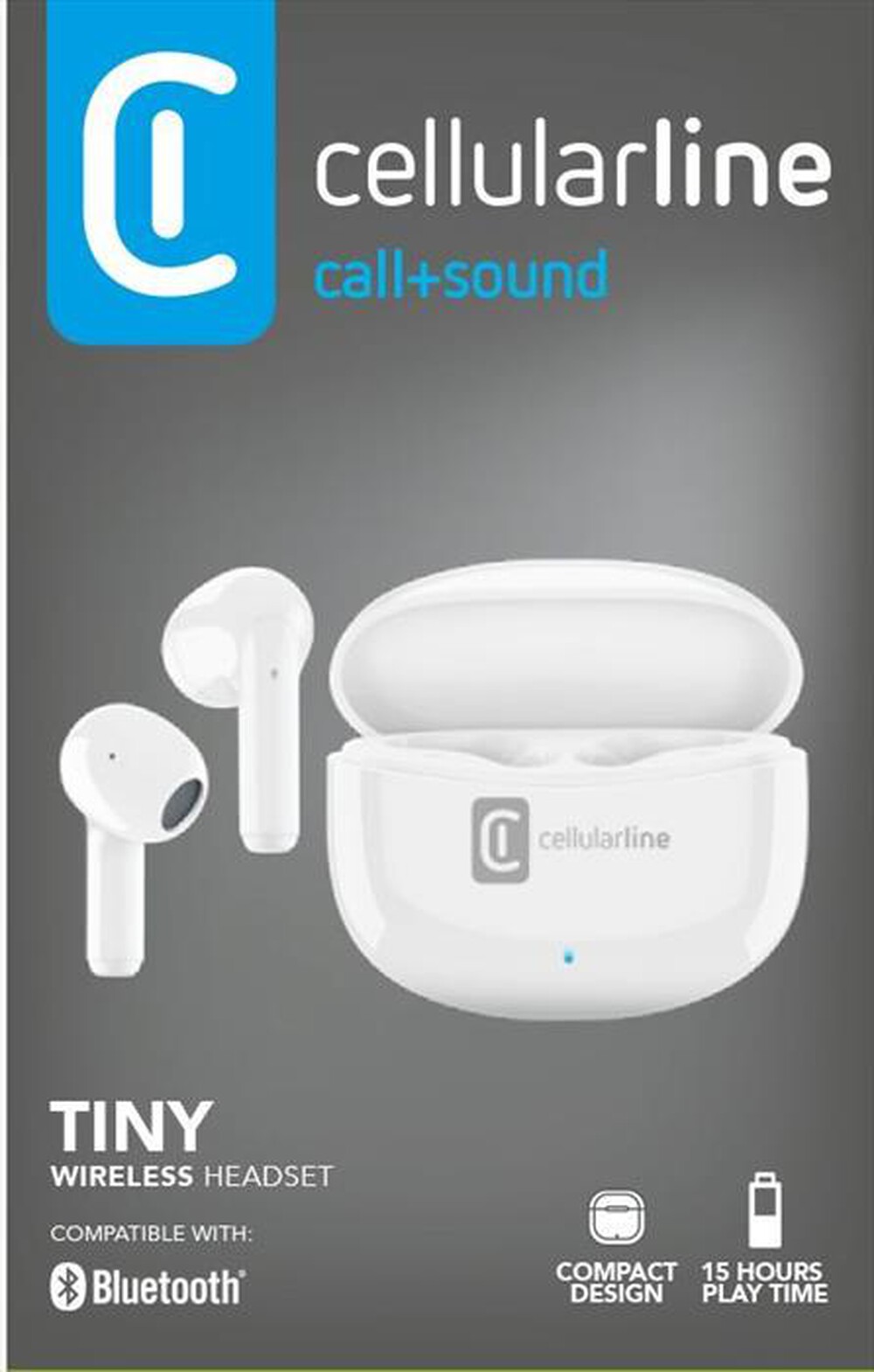 Immagine del prodotto CELLULARLINE - Auricolare Bluetooth TINY-Bianco