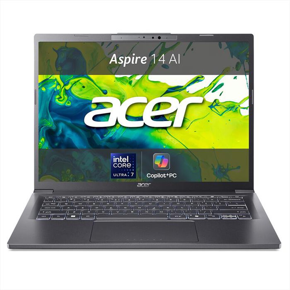 Immagine del prodotto ACER - Notebook ASPIRE 14 AI A14-52M-75D6 OLED - Ultra 7-Grigio