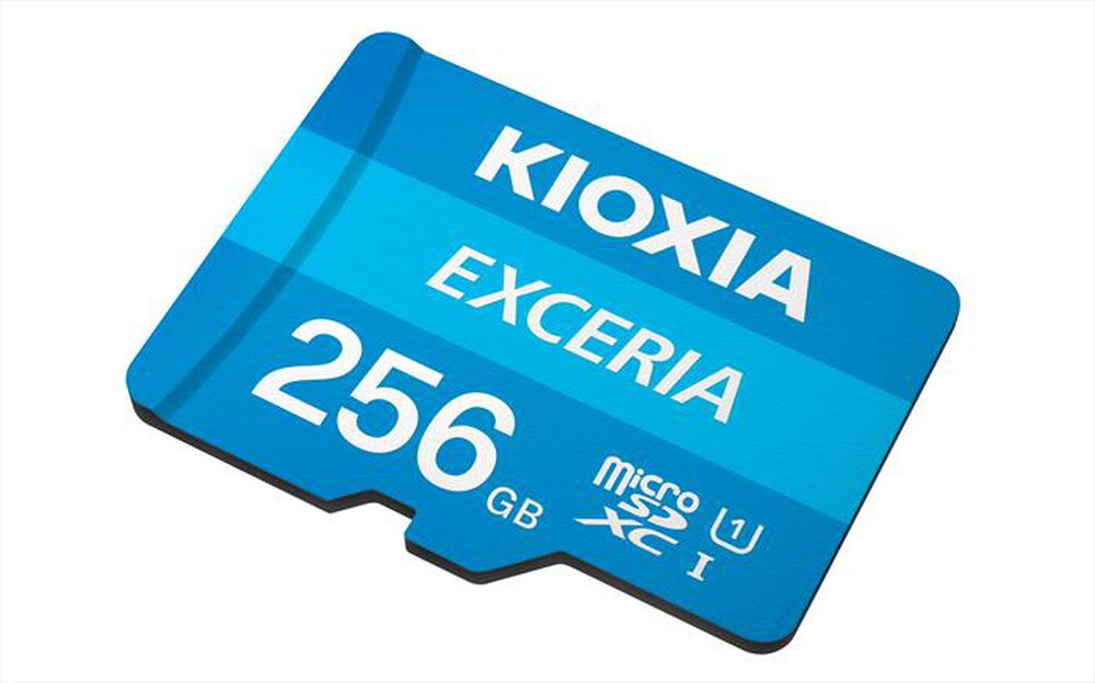 "KIOXIA - MICROSD EXCERIA MEX1 UHS-1 256GB-Azzurro"
