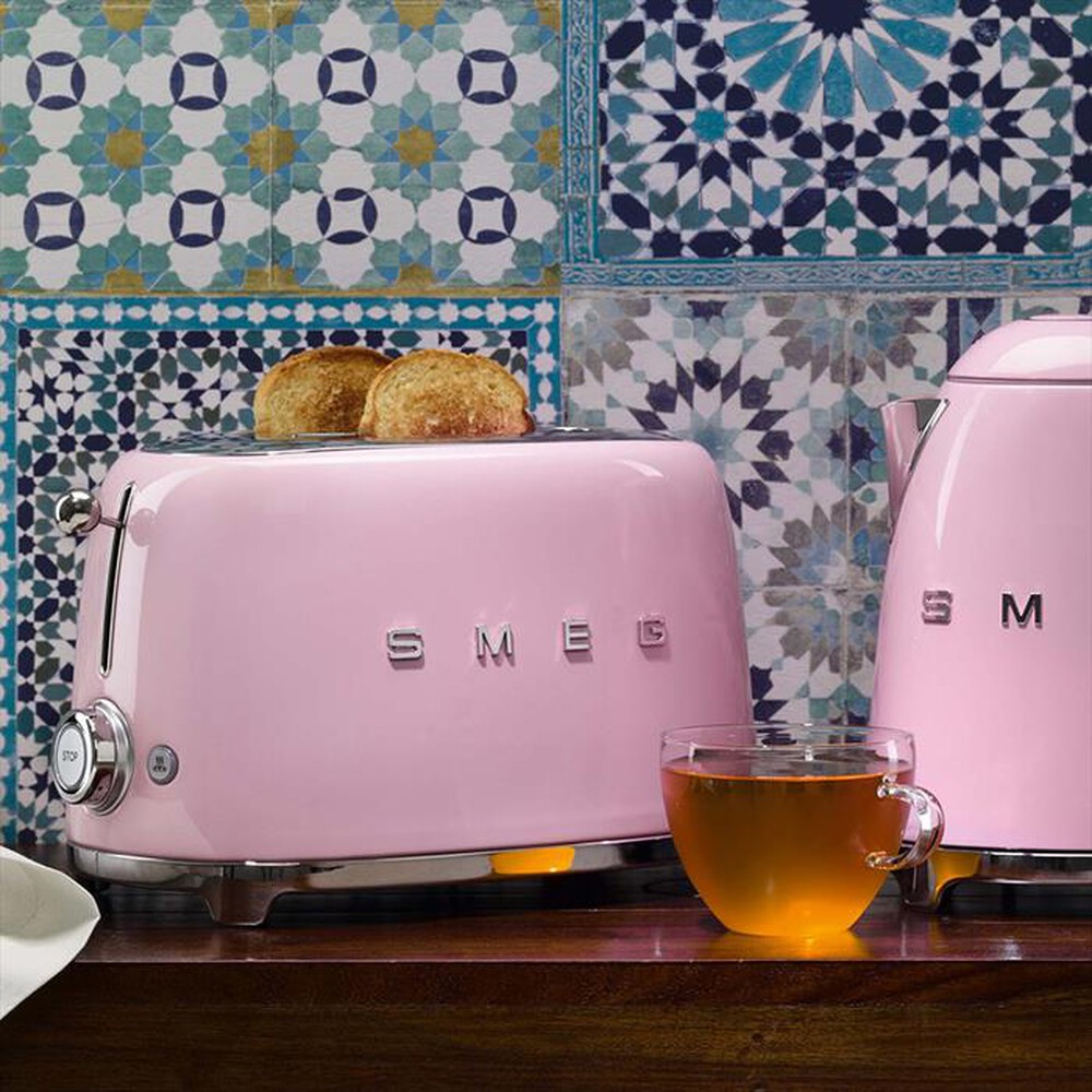 "SMEG - Tostapane 50's Style 4x4 fette – TSF03PKEU-rosa"