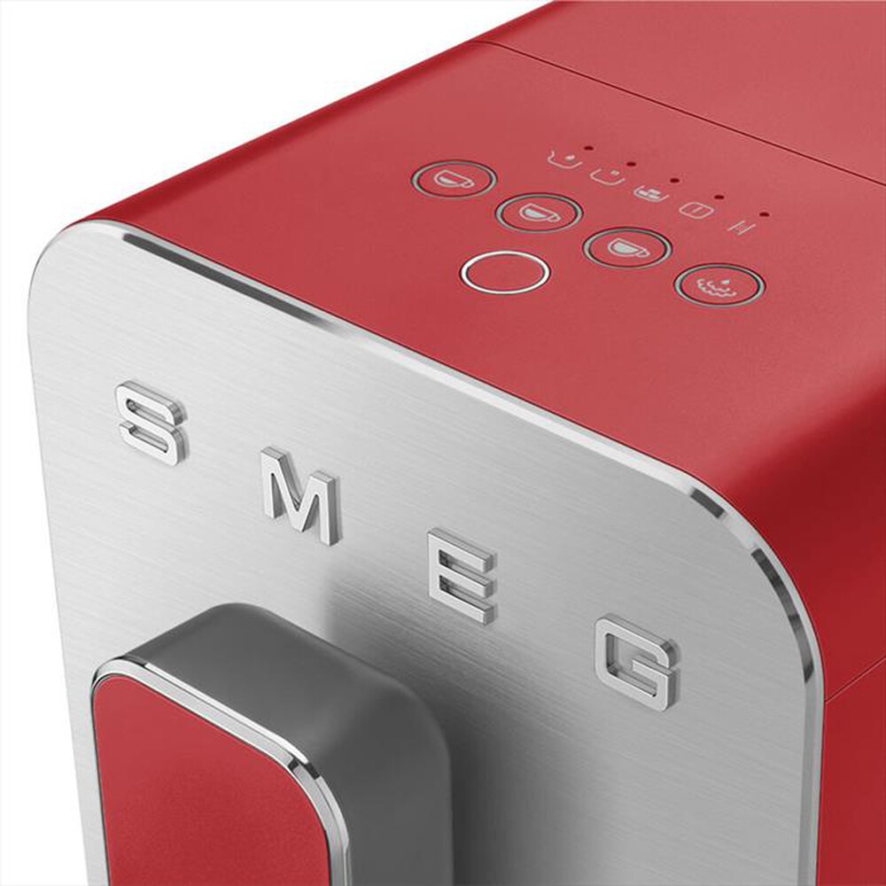 "SMEG - Macchina Caffè Automatica 50's Style – BCC02RDMEU-Rosso opaco"