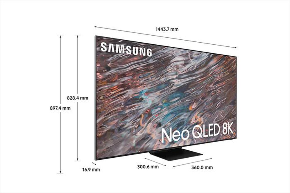 "SAMSUNG - Smart TV Neo QLED 8K 65” QE65QN800A-Stainless Steel"