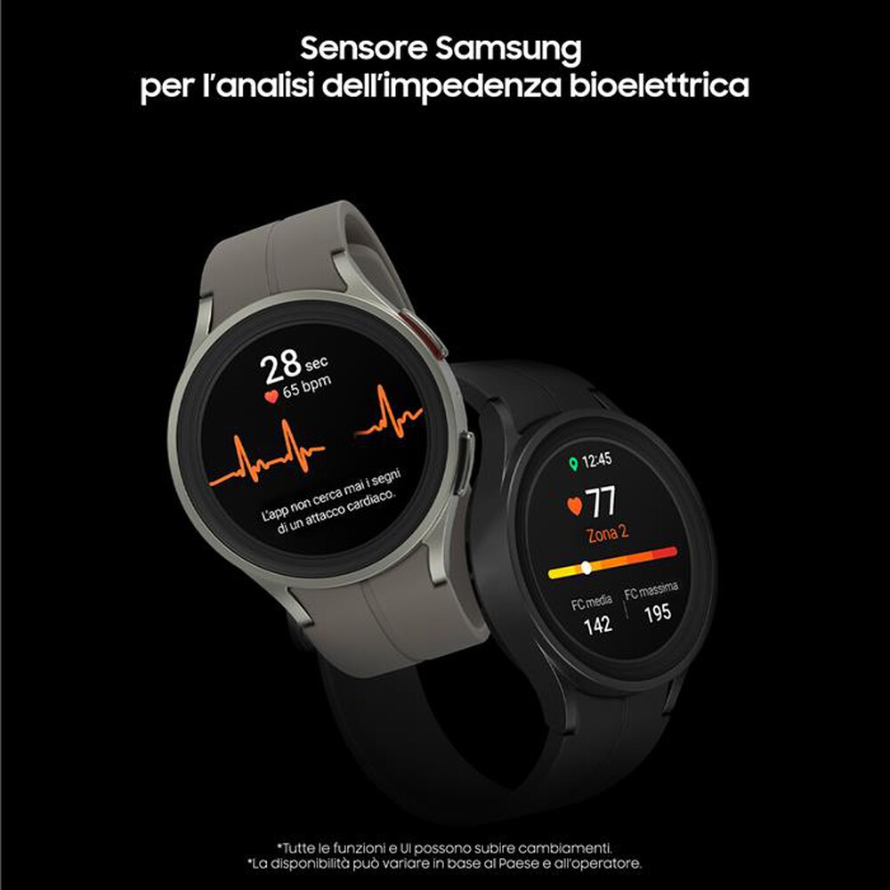 "SAMSUNG - GALAXY WATCH5 PRO 45MM BT, 1.5+16 GB-Gray Titanium"