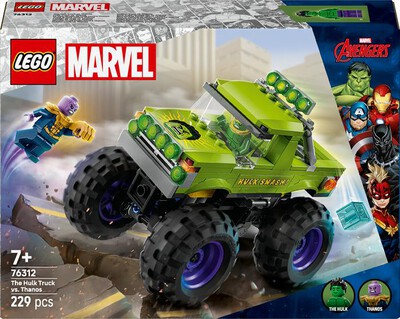 LEGO - SUPER HEROES MARVEL Truck di Hulk vs Thanos 76312