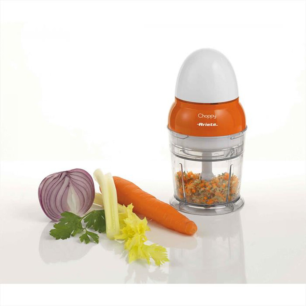 "ARIETE - 1836 Choppy Tritatutto 250ml-Arancione, Bianco"