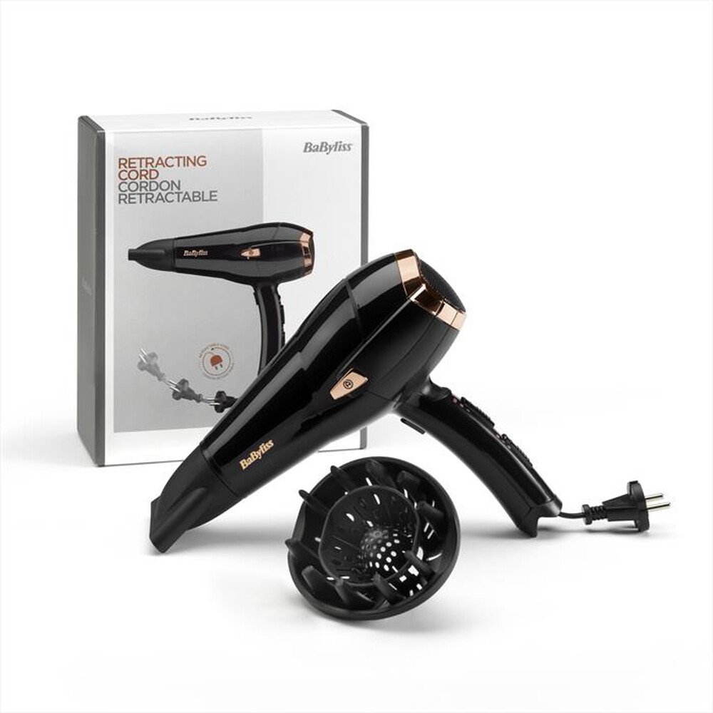 "BABYLISS - D373E-Nero/Bronzo"