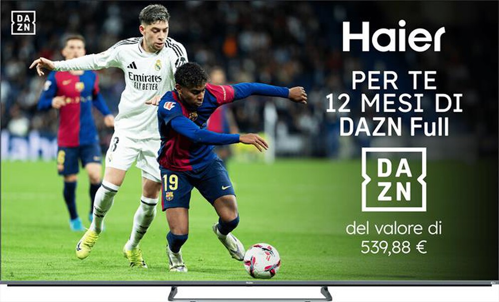 HAIER - Smart TV UHD 4K 85" H85M80FUX-Nero