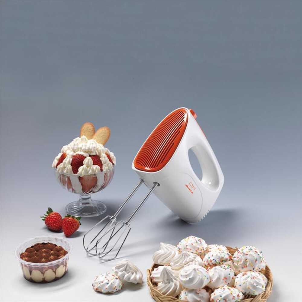 "ARIETE - 1541 Mixy Orange Sbattitore Elettrico 250W-Arancione, Bianco"