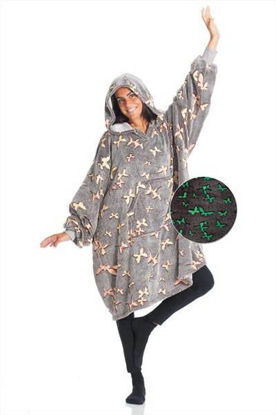 KANGURU - Felpa-coperta GLOW BUTTERFLIES