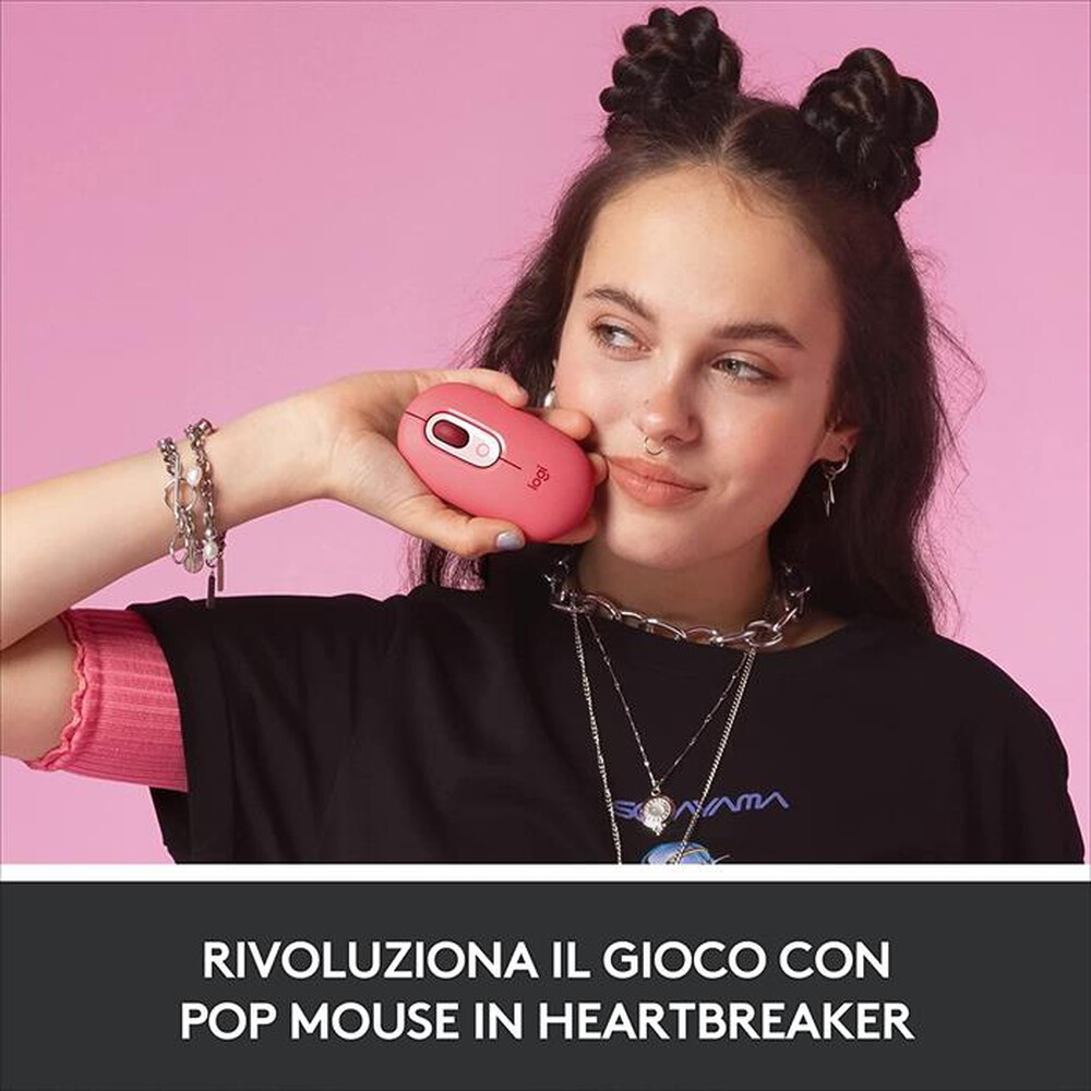 "LOGITECH - POP Mouse-Heartbreaker"