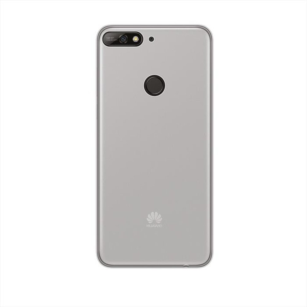 "PHONIX - HUY78GPW Cover GEL HUAWEI Y7 2018-Bianco traslucido"