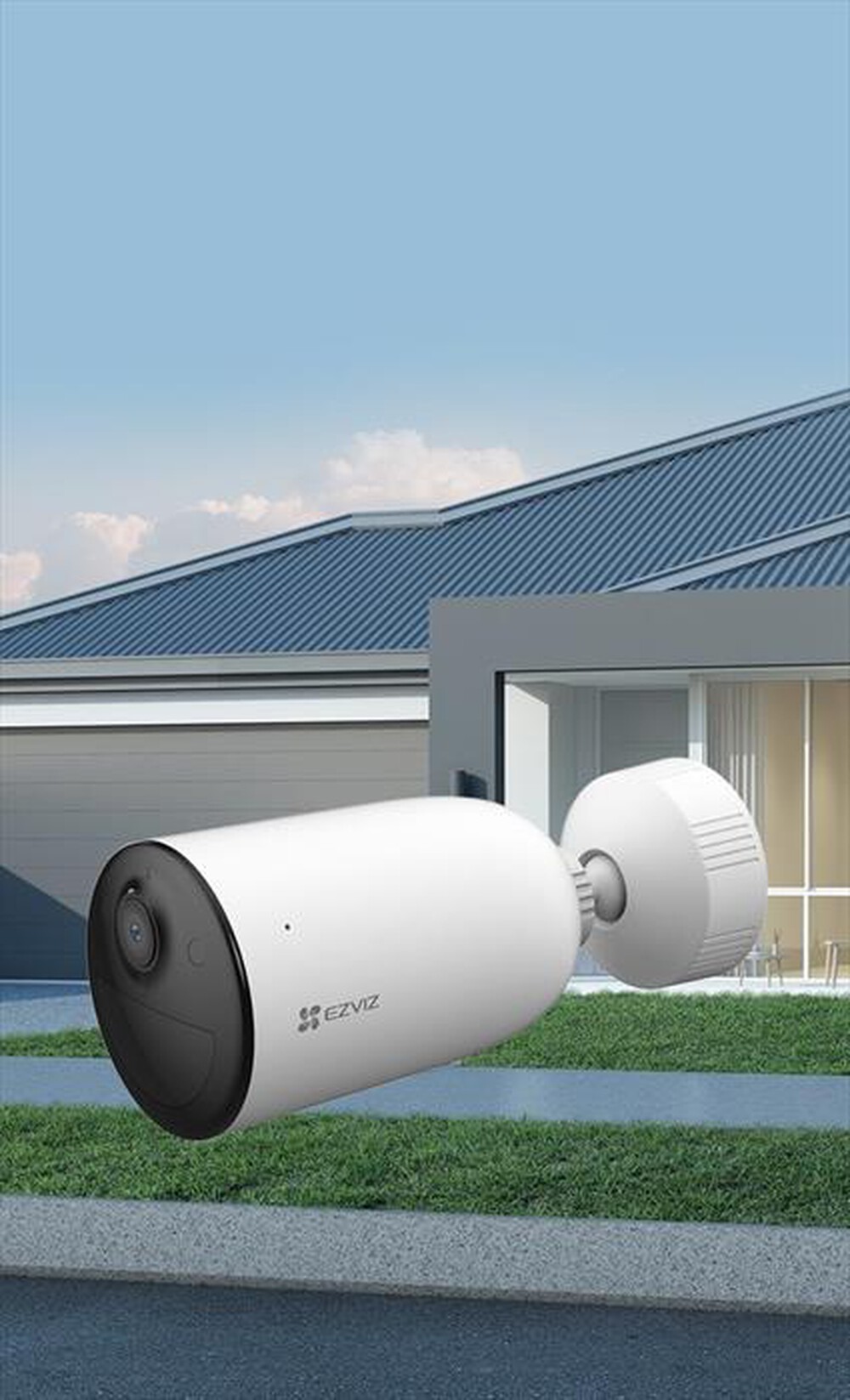 "EZVIZ - Telecamera di sorveglianza HB3-B1-Bianco"