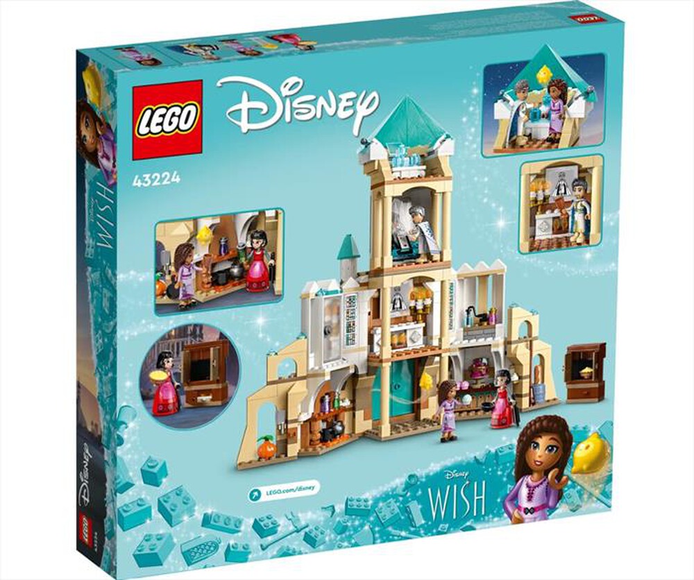 "LEGO - DISNEY Il castello di Re Magnifico - 43224-Multicolore"