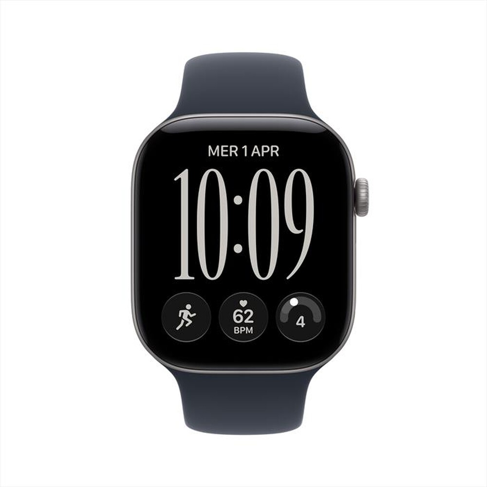 Immagine del prodotto APPLE - Watch Series 12 GPS 46mm Alluminio Grigio Siderale-Sport Band Blu marino - M/L