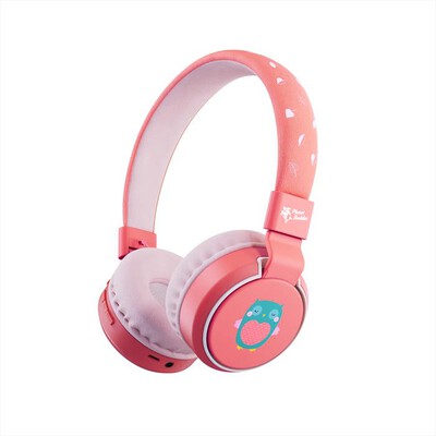 PLANET BUDDIES - Cuffie wireless OLIVE THE OWL-Pink - Rosa