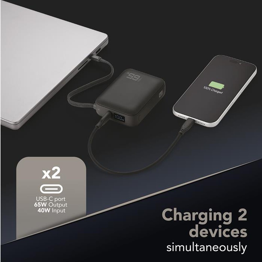 Immagine del prodotto CELLULARLINE - Power bank POCKET 20000 MAH 65W PORTA USB-C-Nero