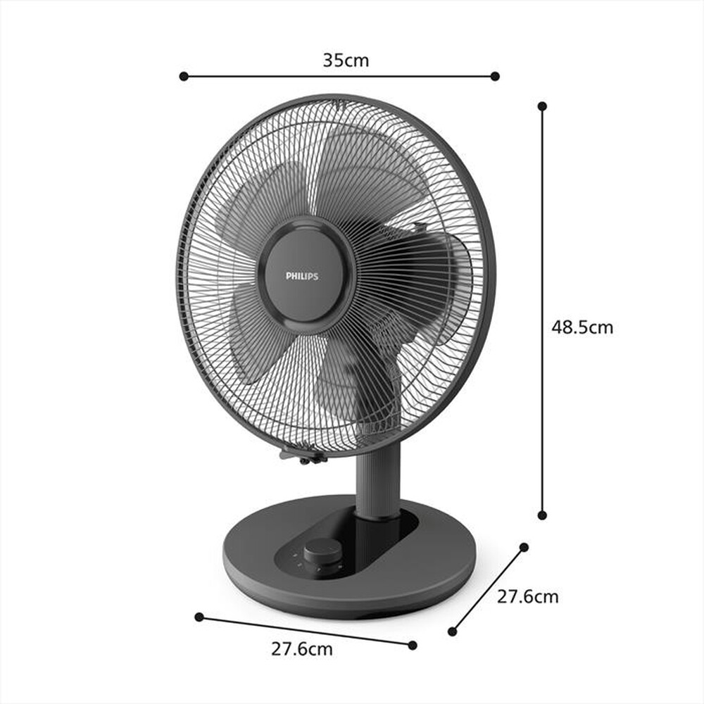 Immagine del prodotto PHILIPS - Ventilatore da scrivania Serie 1000 CX1030/01-Nero