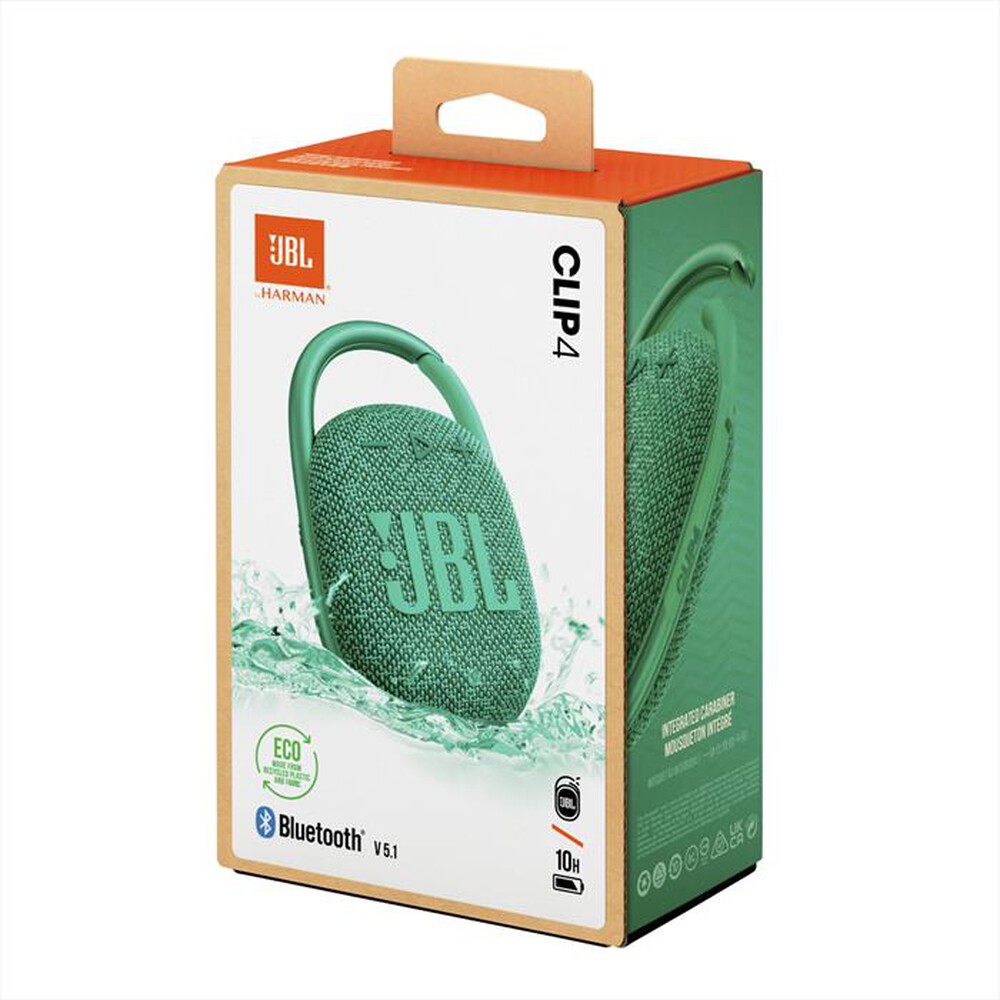 "HARMAN KARDON - Speaker bluetooth portatile CLIP 4 ECO-VERDE"