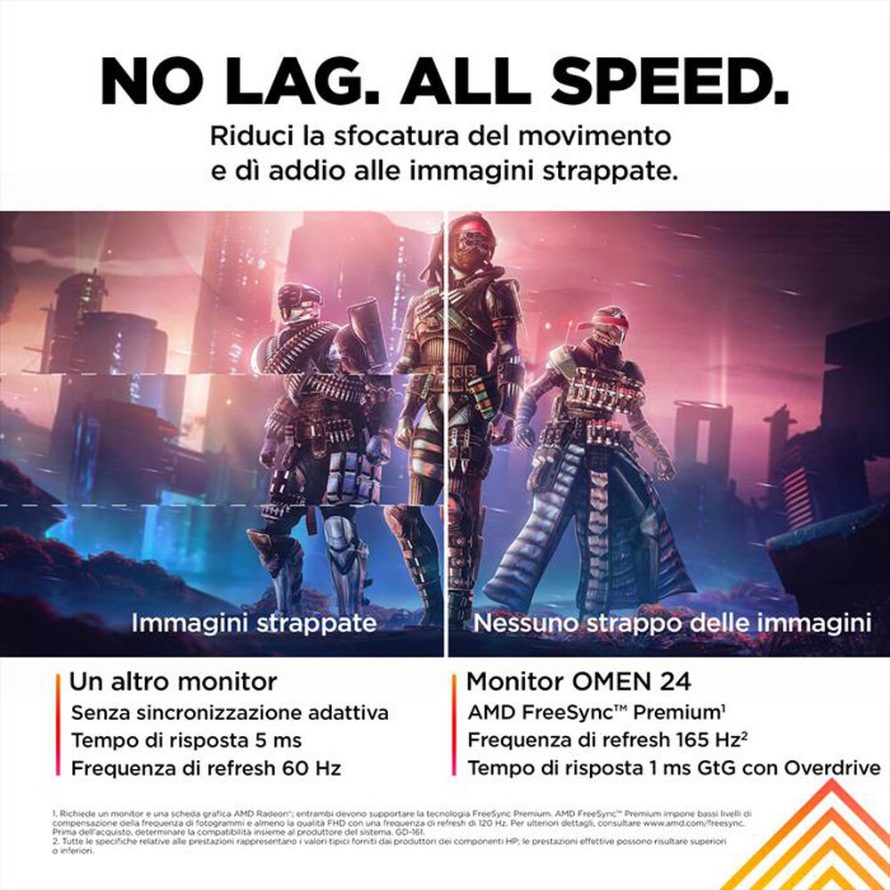 Immagine del prodotto HP - Monitor LED FHD 23,8" OMEN 24-Nero