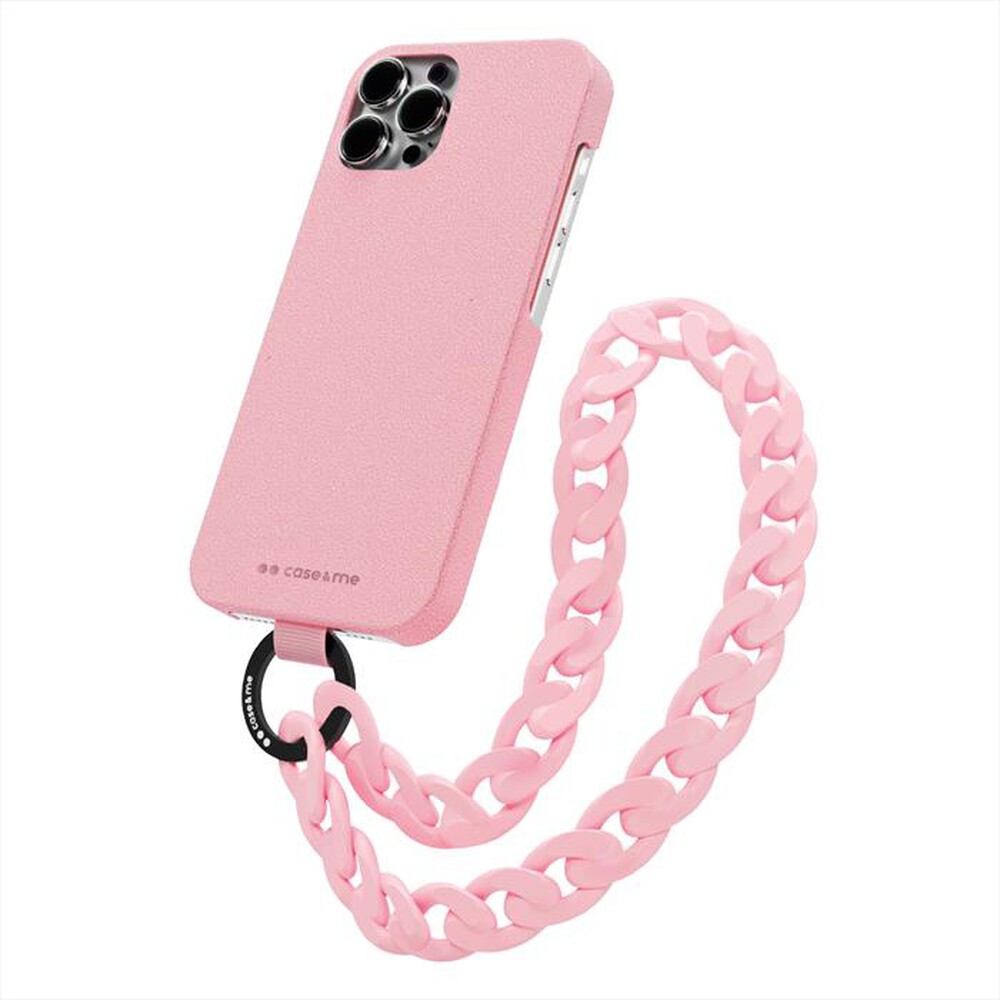 "CASEME - Cover ecoleather CMCOVPUIP1361PP per iPhone 13 Pro-Rosa"
