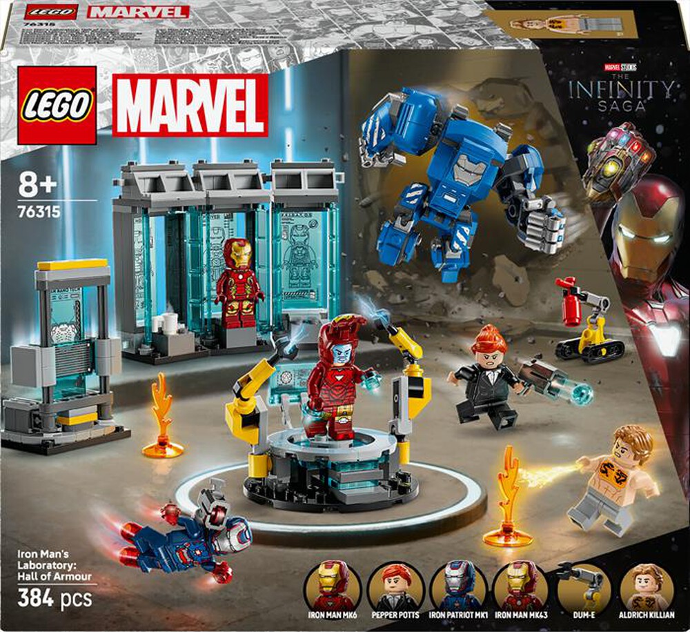Immagine del prodotto LEGO - MARVEL Laboratorio Iron Man: Sala Armature 76315