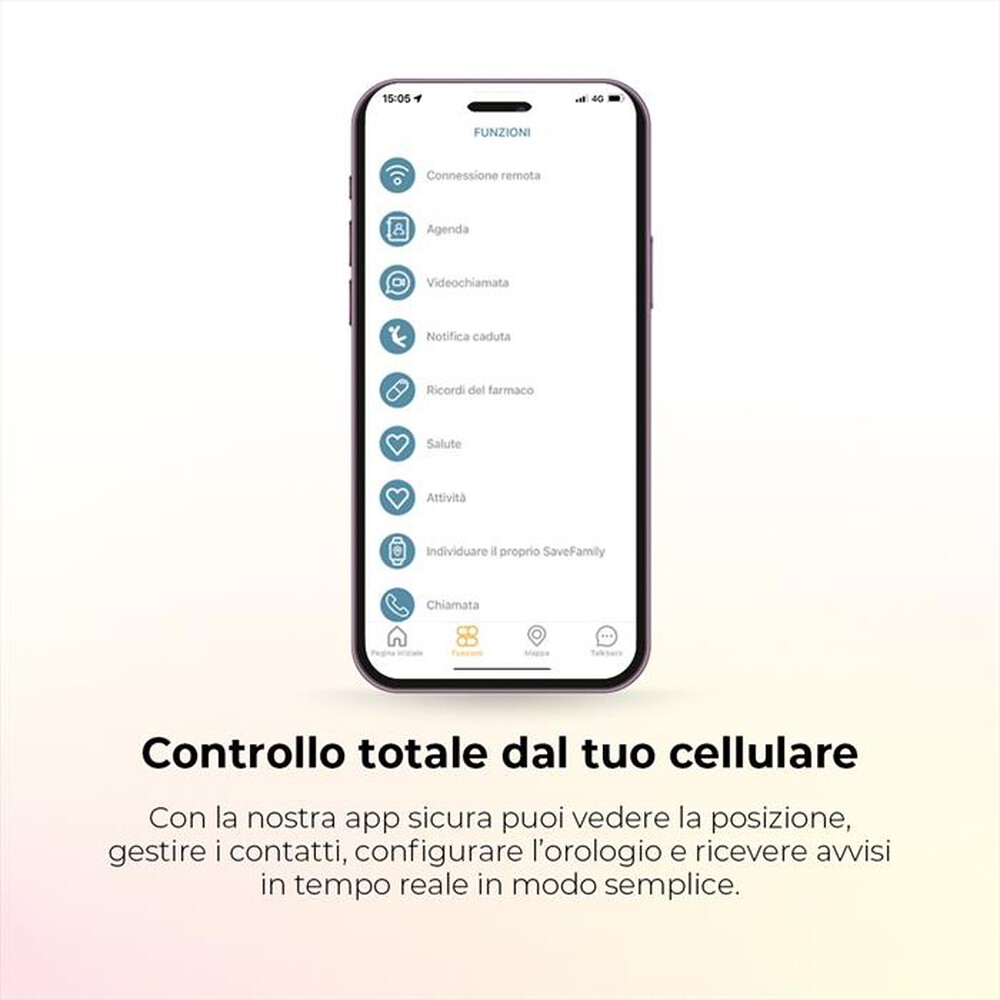 Immagine del prodotto SAVEFAMILY - Smartwatch SAVEWATCH ICONIC PLUS 2-Streamer