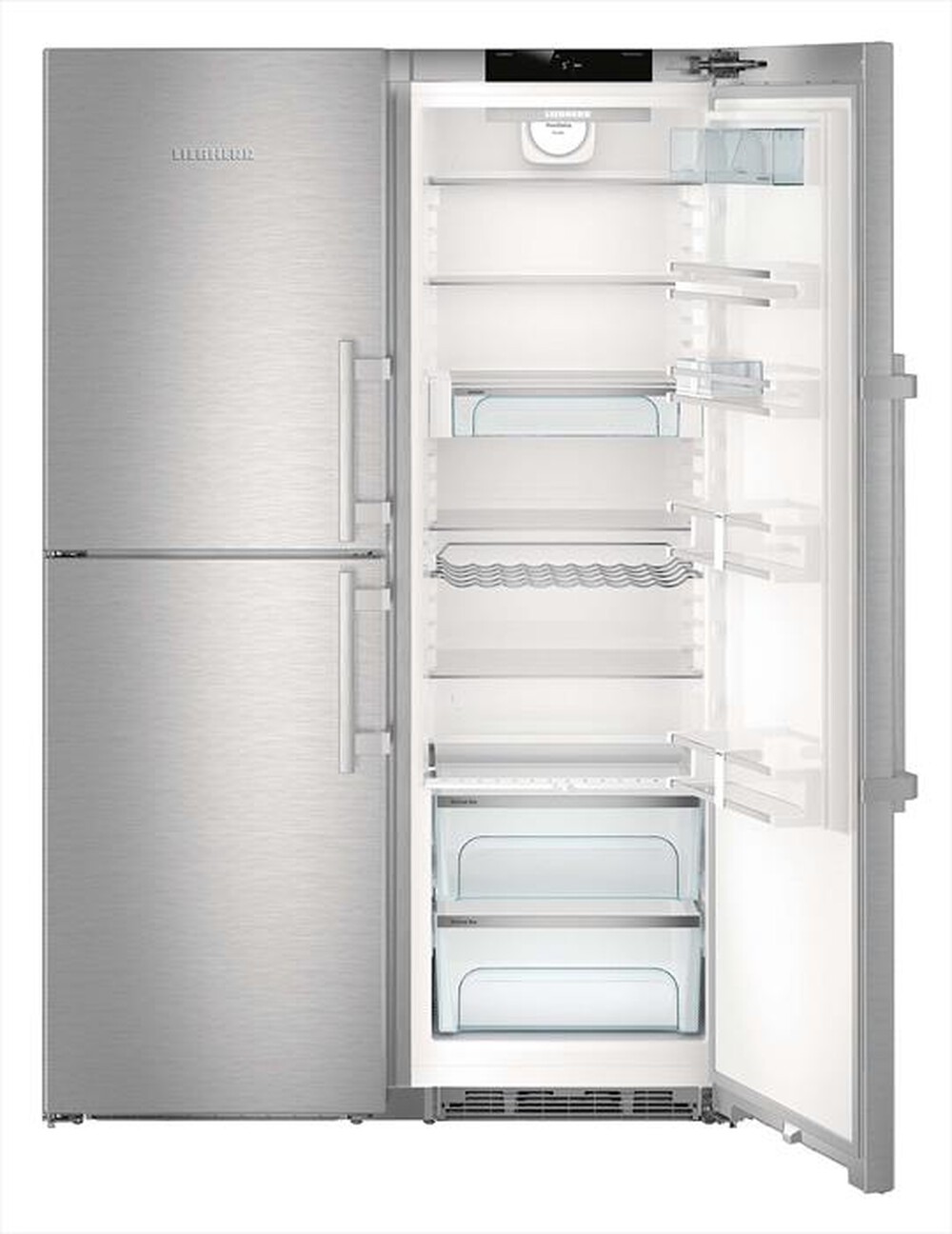 "LIEBHERR - Frigorifero side by side SBSES 8483-21 Classe D-Acciaio"