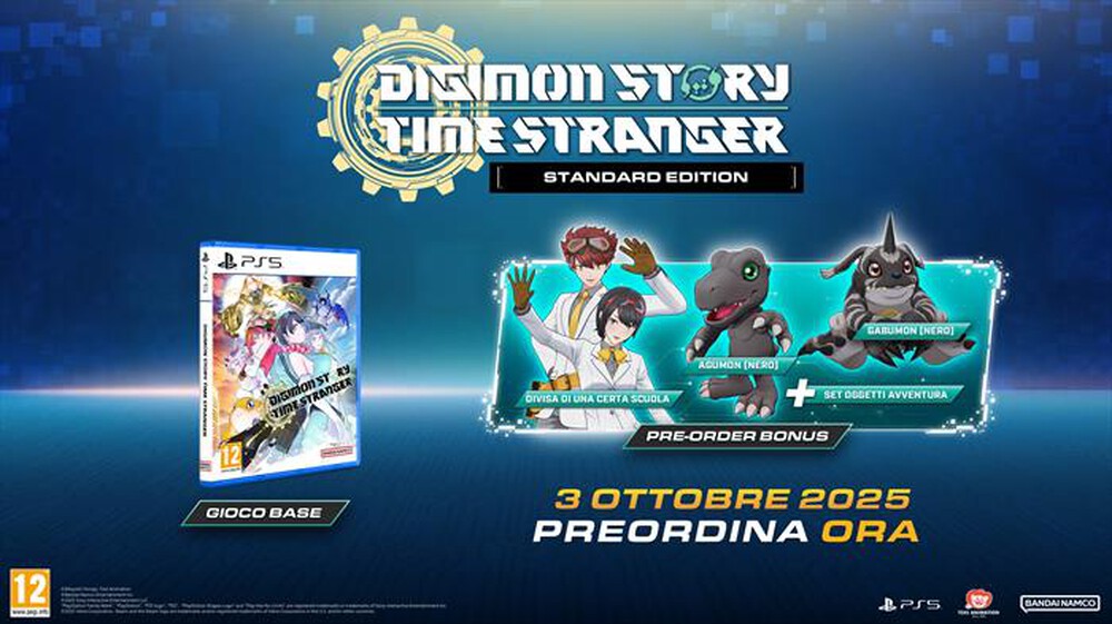 Immagine del prodotto NAMCO - DIGIMON STORY: TIME STRANGERS PS5