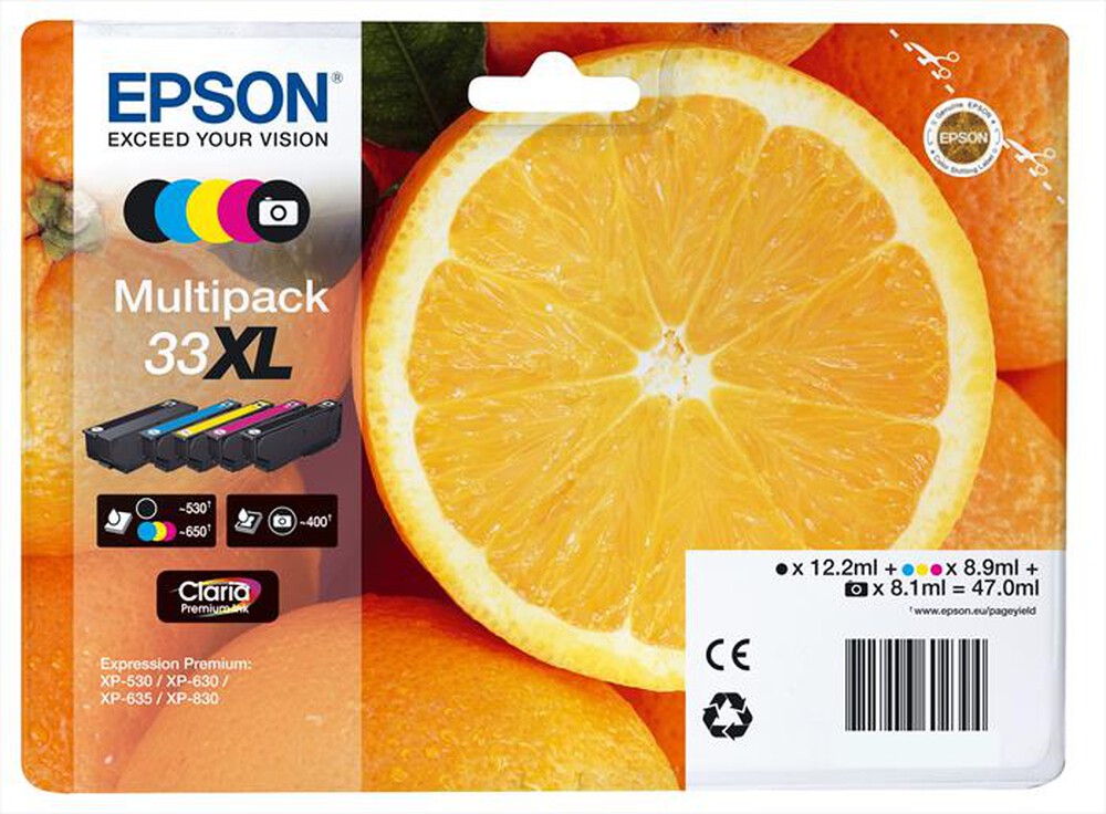 Immagine del prodotto EPSON - C13T33574021-Multipack 5 col XL (NCMG+NF)