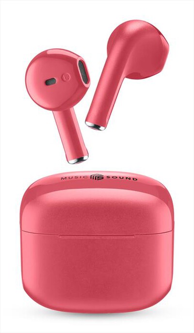MUSIC SOUND - Auricolare bluetooth TWS SWAG MS-Rosa