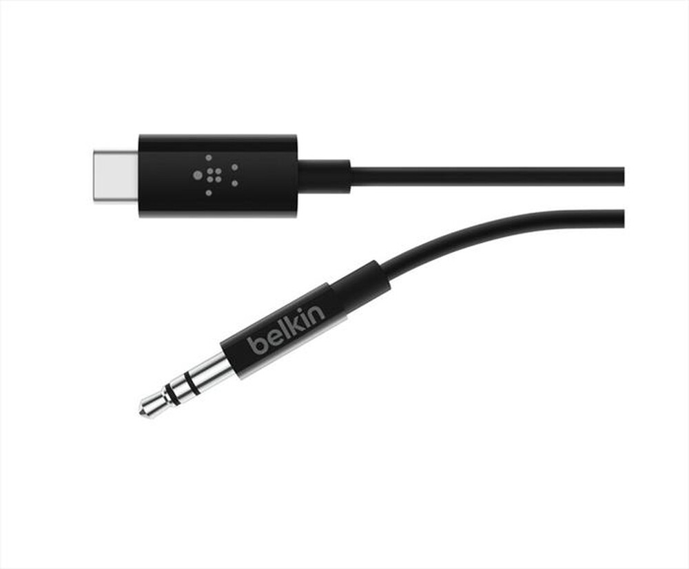"BELKIN - CAVO AUDIO 3.5MM CON CONNETTORE USB-C 1,8 M-Nero"