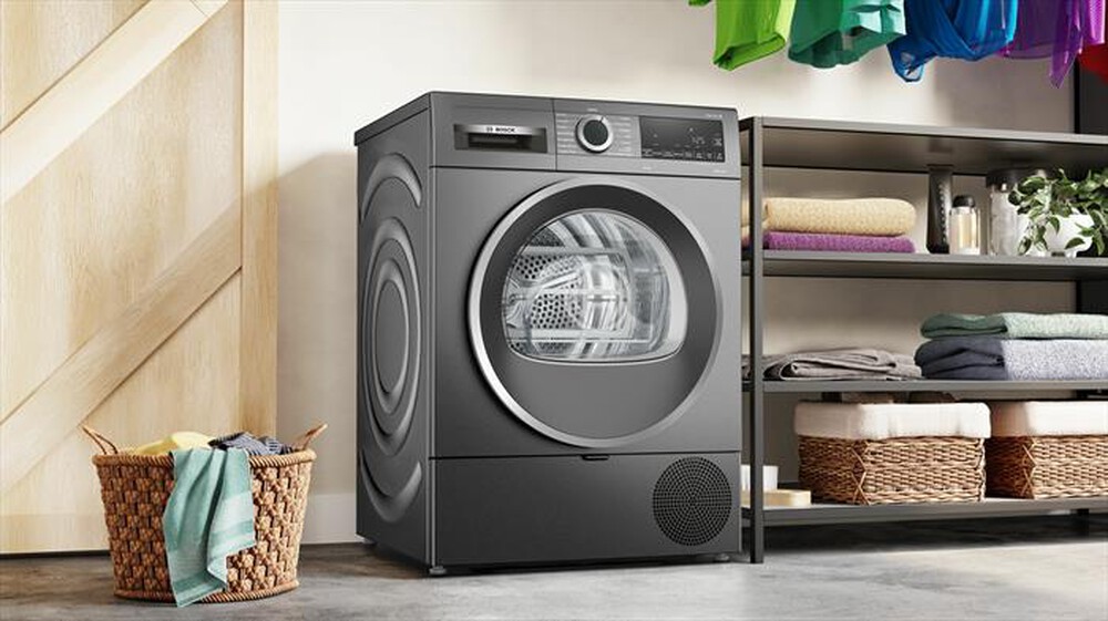 "BOSCH - Asciugatrice WQG233DRIT 8 Kg Classe A+++-GRIGIA ANTRACITE"