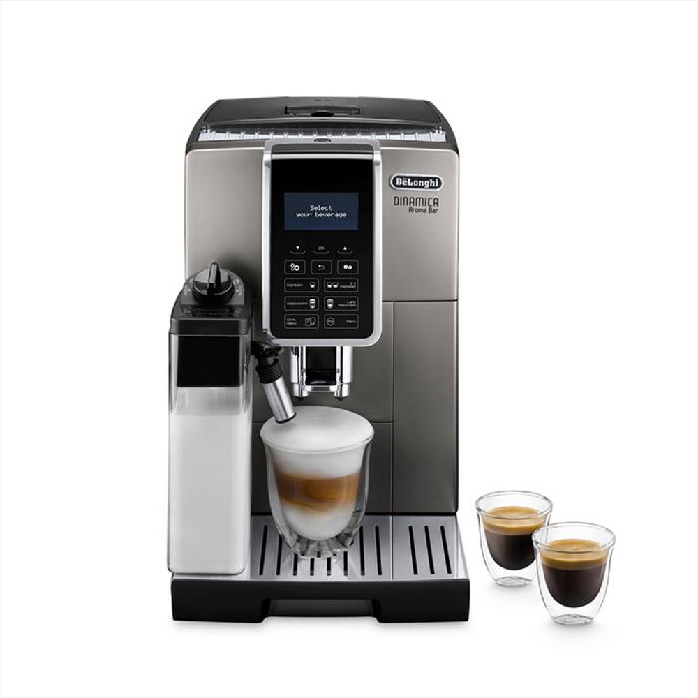 "DE LONGHI - Macchina da caffè Dinamica Aroma Bar ECAM359.57.TB-Titanio Nero"